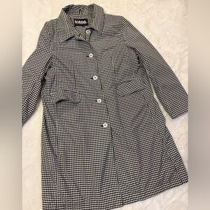 totes Women’s Black & White Houndstooth Coat